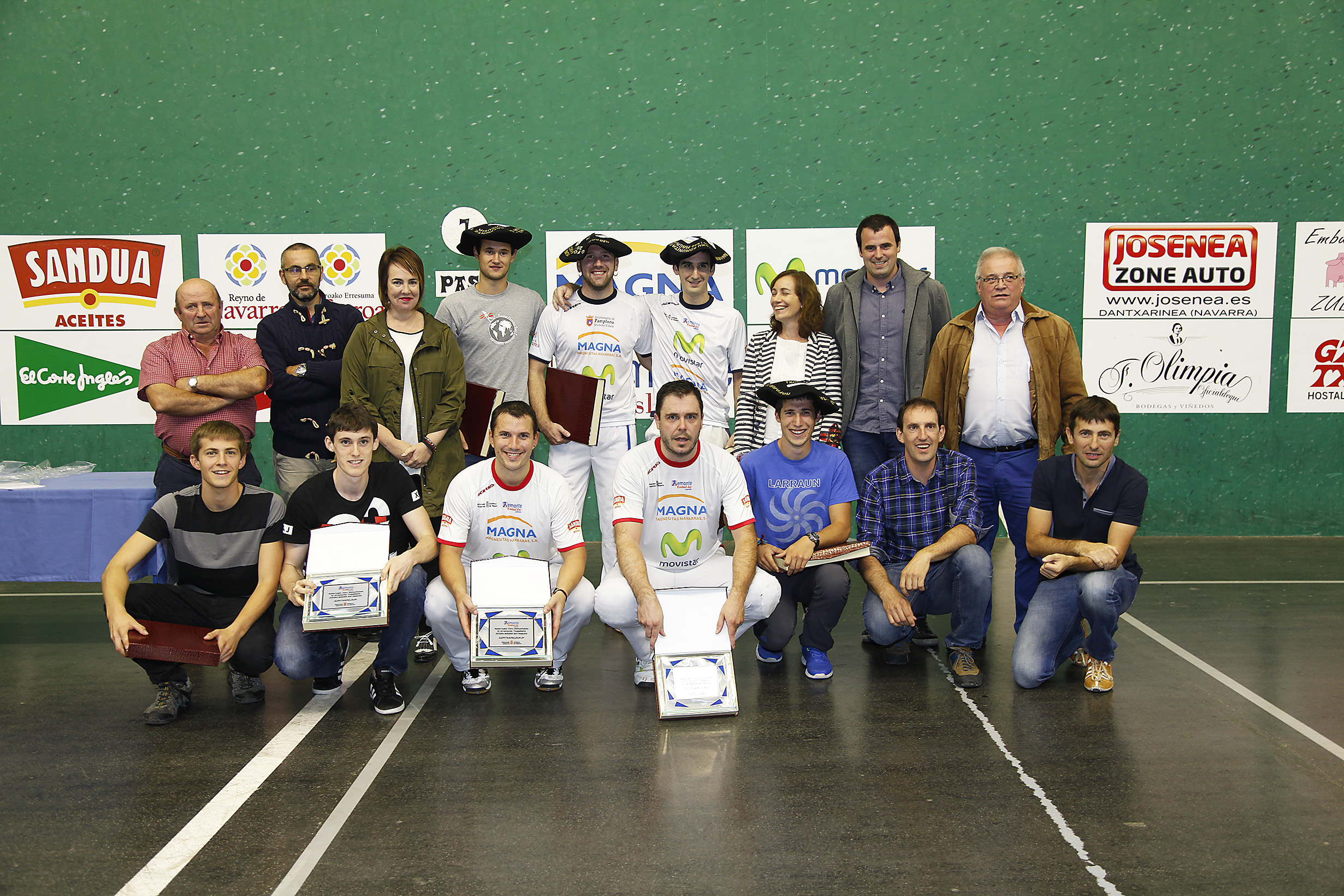 El Torneo Remonte de Navarra vivió ayer su eliminatoria de cuartos con la victoria de Jabalera-Saldías
