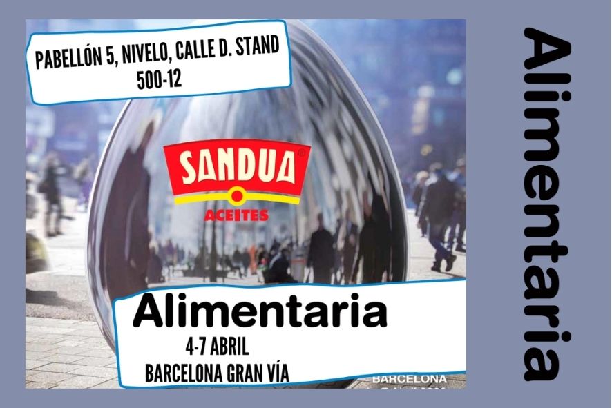 Sandua revient à Alimentaria avec sa large gamme d'huiles
