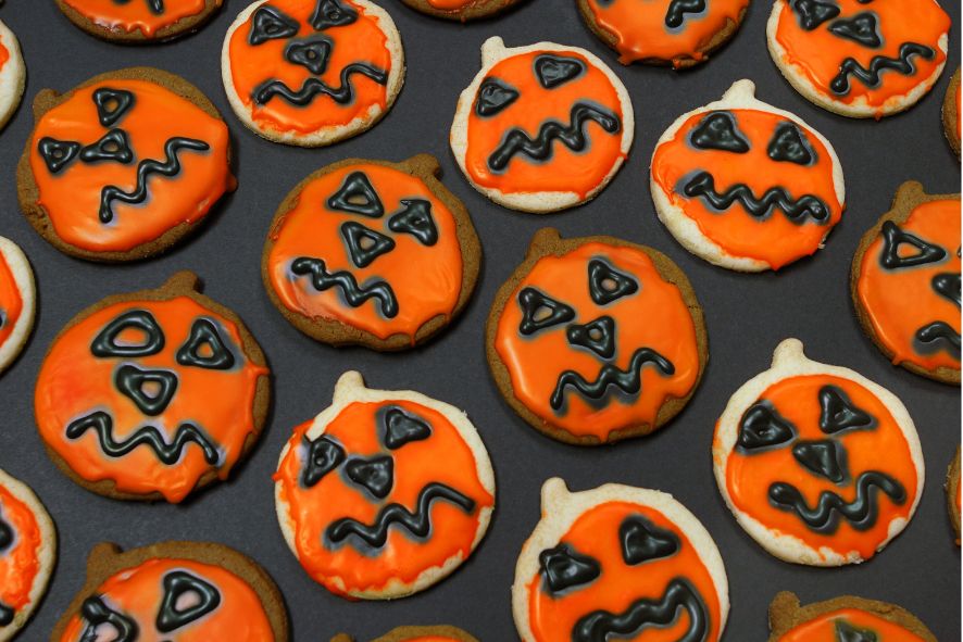 Pumpkin cookies recipe for Halloween