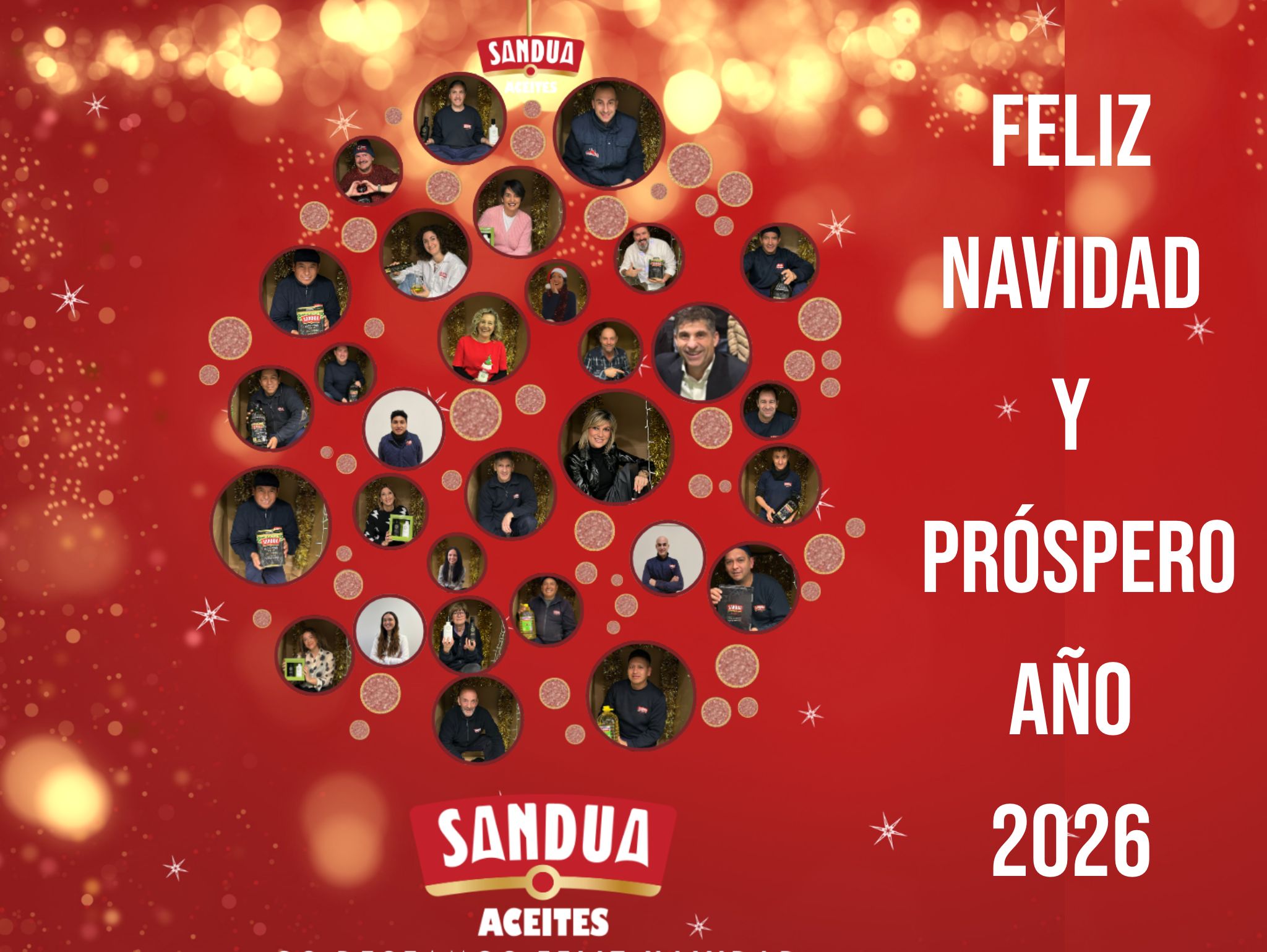 Aceites Sandúa os desea Feliz Navidad y un nuevo año cargado de salud y properidad