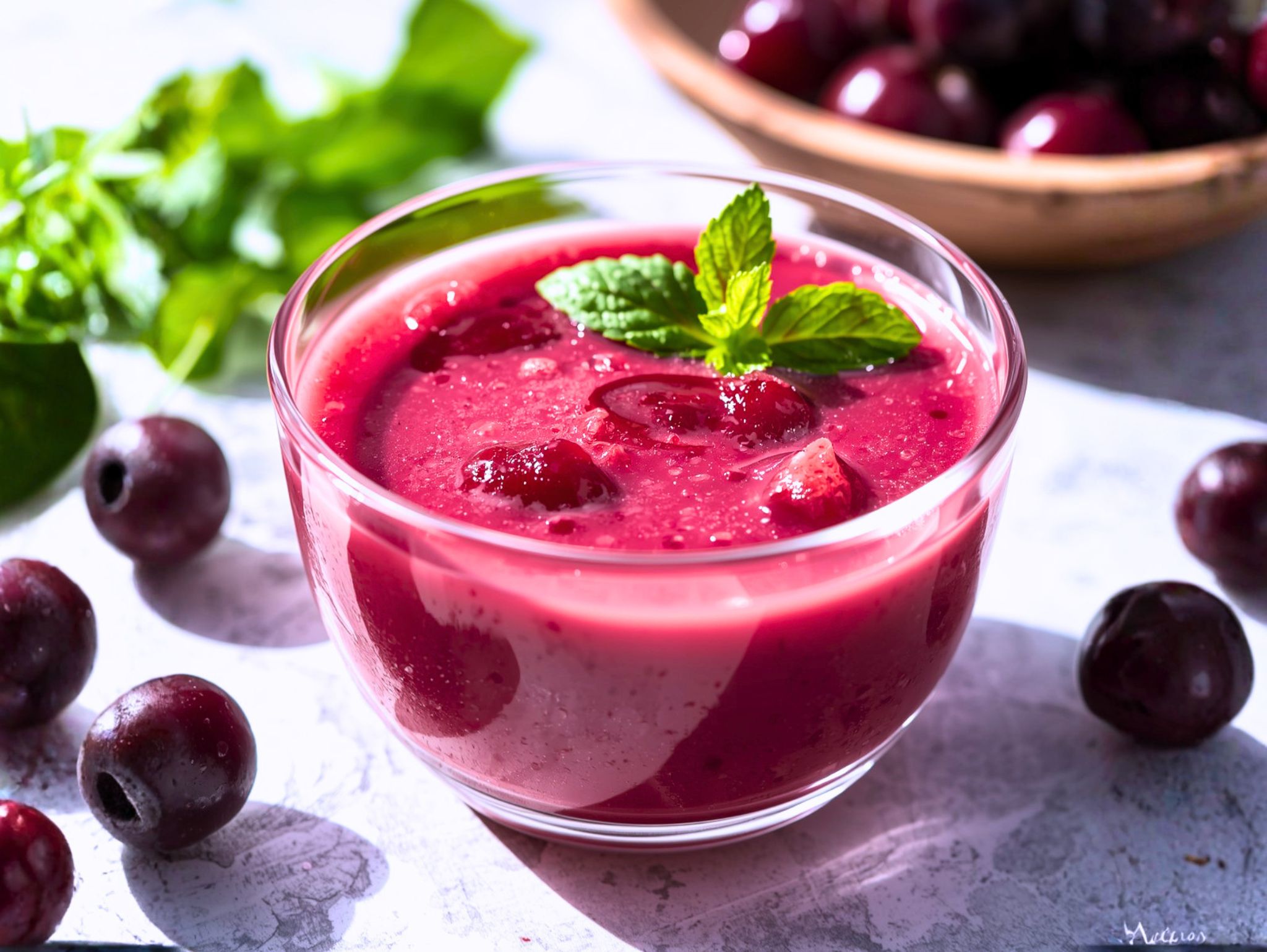 Gazpacho de cerezas y remolacha: receta fácil, saludable y refrescante